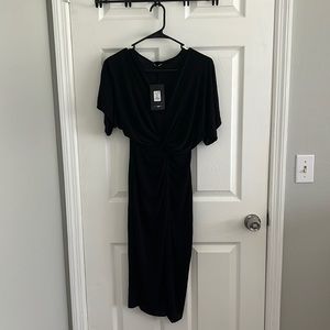 Fashion Nova Midi Black Dress